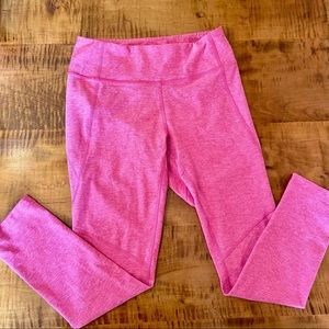 Outdoor Voices Mid-Rise Cropped Pink Leggings